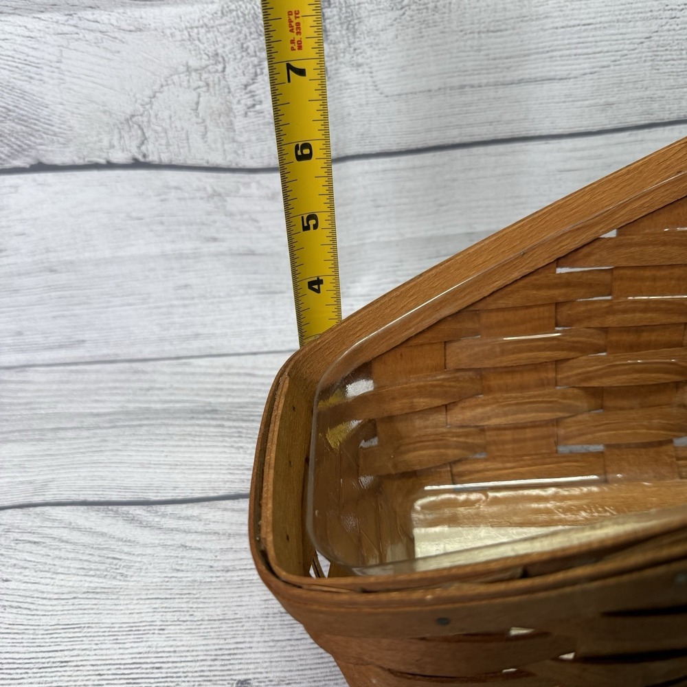 Longaberger 1994 Small Vegetable Basket - Basket and Protector - Picture 11 of 12